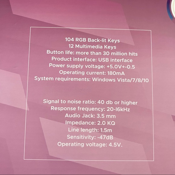 🎉HP🎉NIB PLUGZ+ LVL-UP Kit Color Changing Keyboard & Mic - Picture 8 of 8